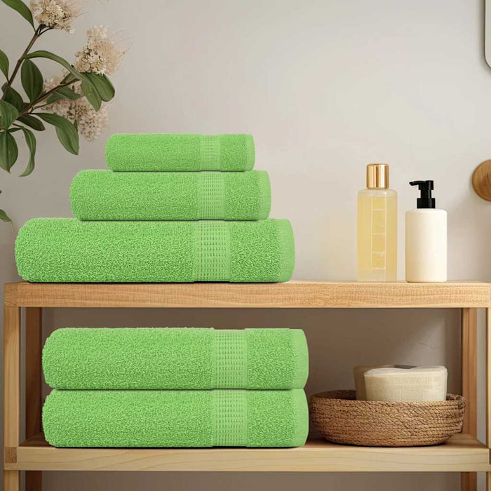 Prosoape de baie, FROGN, 10 buc., verde măr, 100x150 cm, 360 g/m² WALTI