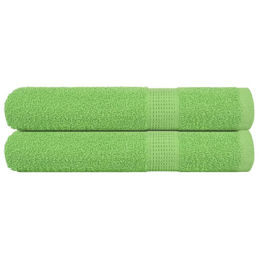 Prosoape saună 2 buc Verde măr 80x200 cm 360 g/m² 100% bumbac - WALTI WALTI