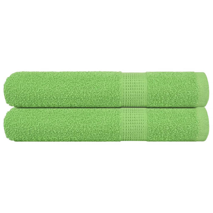 Prosoape saună 2 buc Verde măr 80x200 cm 360 g/m² 100% bumbac - WALTI WALTI