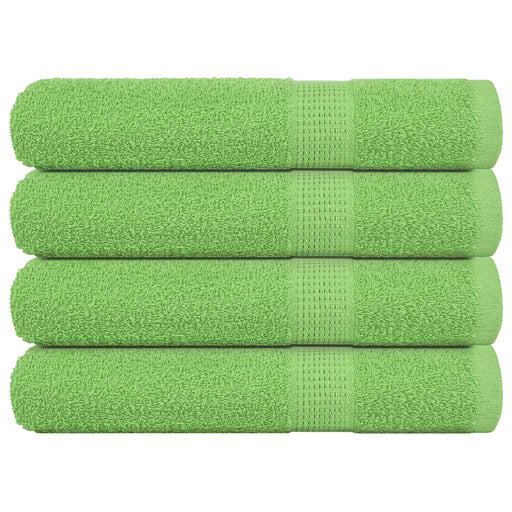 Prosoape saună 4 buc Verde măr 80x200 cm 360 g/m² 100% bumbac - WALTI WALTI