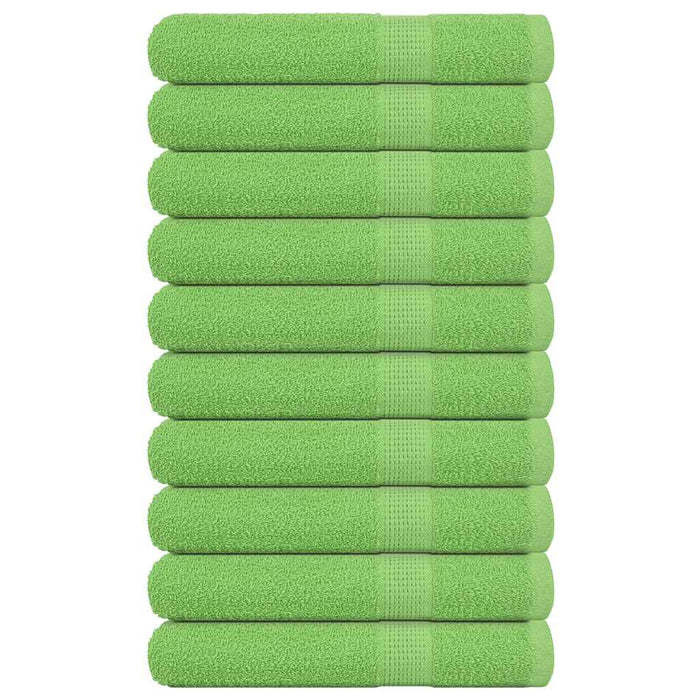 Prosoape saună 10 buc Verde măr 80x200 cm 360 g/m² 100% bumbac - WALTI WALTI