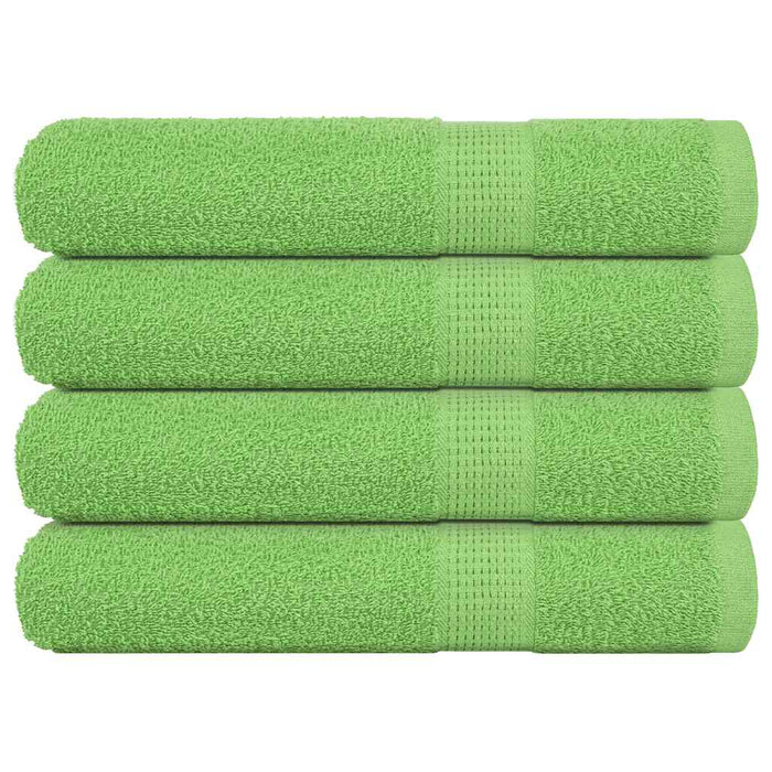 Prosoape 4 buc Verde mere 100x200 cm 360 g/m² 100% bumbac - WALTI WALTI