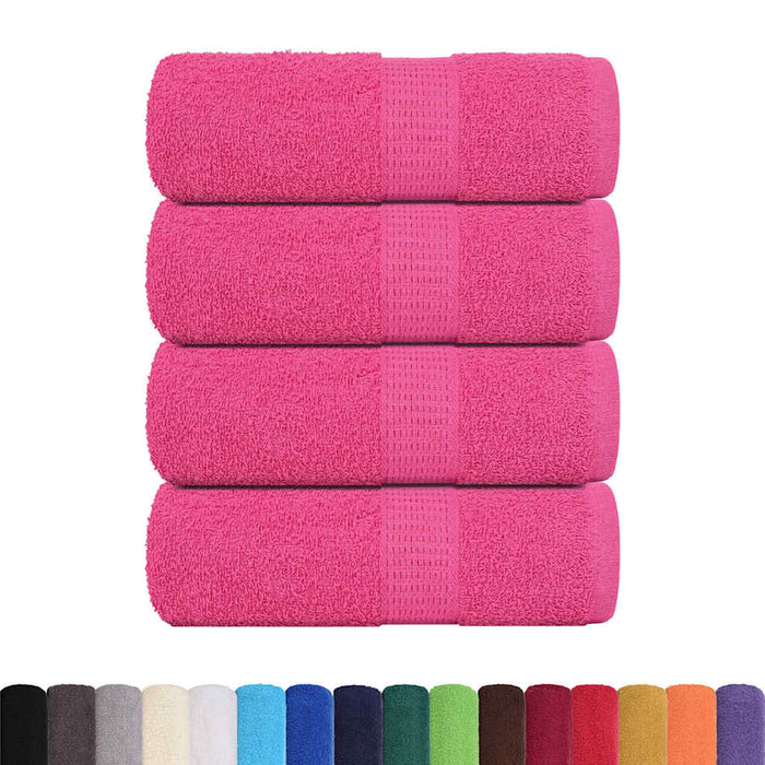 Prosoape de baie, FROGN, 4 buc., roz, 30x30 cm, 360 g/m² WALTI