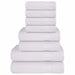 Set prosoape 8 piese alb 360 g/m² 100% bumbac - WALTI WALTI