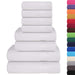 Set prosoape 8 piese alb 360 g/m² 100% bumbac - WALTI WALTI