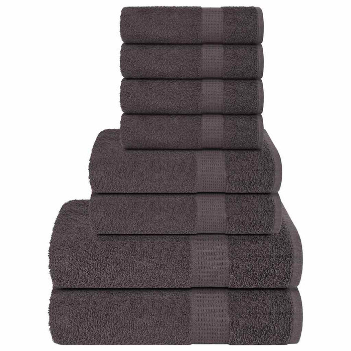 Set prosoape 8 piese Antracit 360 g/m² 100% bumbac - WALTI WALTI
