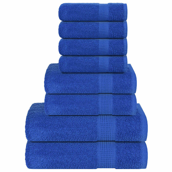 Set prosoape FROGN 8 piese, albastru, 360 g/m² WALTI