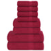 Set prosoape 8 piese Bordeaux 360 g/m² 100% bumbac - WALTI WALTI