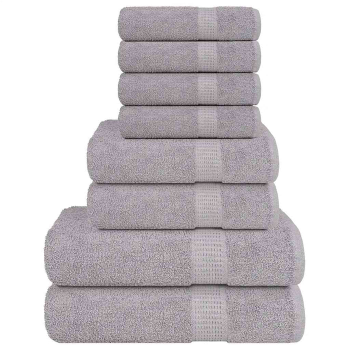 Set prosoape 8 piese gri 360 g/m² 100% bumbac - WALTI WALTI