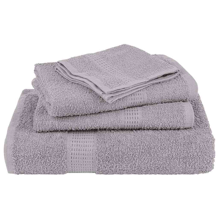 Set prosoape 8 piese gri 360 g/m² 100% bumbac - WALTI WALTI
