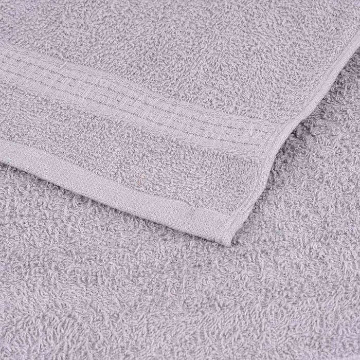Set prosoape 8 piese gri 360 g/m² 100% bumbac - WALTI WALTI