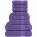 Set prosoape 8 piese violet 360 g/m² 100% bumbac - WALTI WALTI