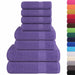 Set prosoape 8 piese violet 360 g/m² 100% bumbac - WALTI WALTI