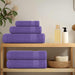 Set prosoape 8 piese violet 360 g/m² 100% bumbac - WALTI WALTI