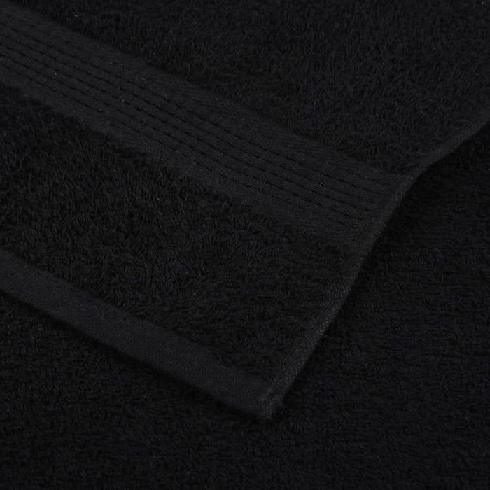 Set prosoape 8 buc Negru 360 g/m² 100% bumbac - WALTI WALTI