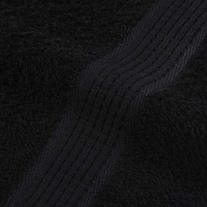 Set prosoape 8 buc Negru 360 g/m² 100% bumbac - WALTI WALTI
