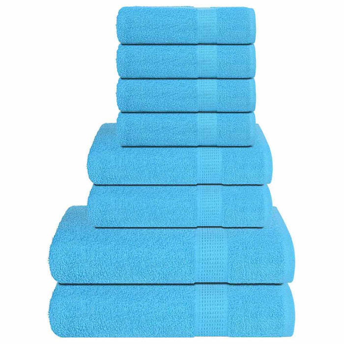 Set prosoape 8 piese Turcoaz 360 g/m² 100% bumbac - WALTI WALTI