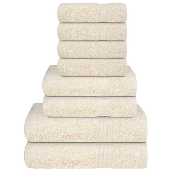 Set prosoape FROGN 8 piese, crem, 360 g/m² WALTI