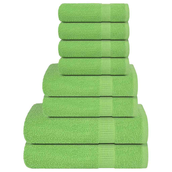 Set de prosoape 8 piese Apple Green 360 g/m² 100% bumbac - WALTI WALTI