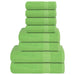 Set de prosoape 8 piese Apple Green 360 g/m² 100% bumbac - WALTI WALTI