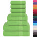 Set de prosoape 8 piese Apple Green 360 g/m² 100% bumbac - WALTI WALTI