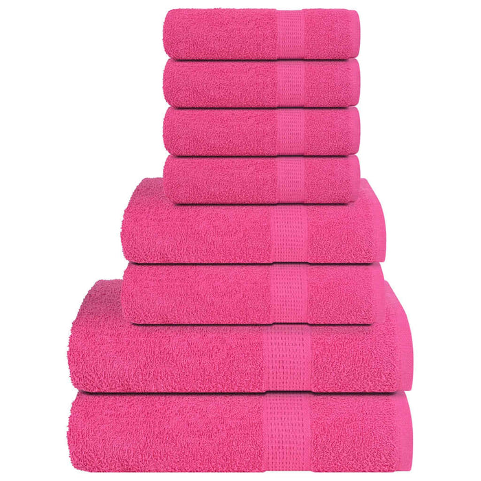 Set prosoape FROGN 8 piese, roz, 360 g/m² WALTI