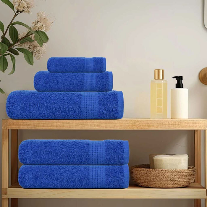 Set prosoape 6 buc Albastru 360 g/m² 100% bumbac - WALTI WALTI