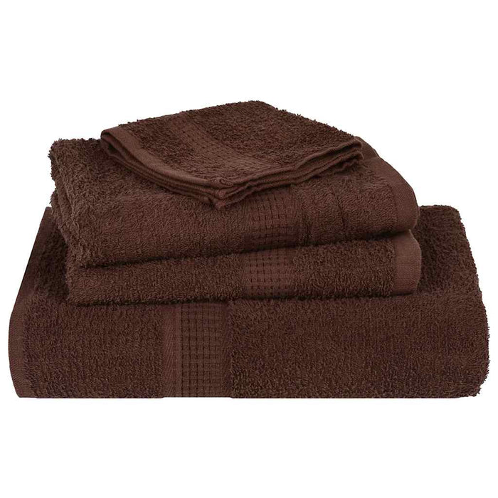 Set prosoape FROGN 6 piese, maro, 360 g/m² WALTI