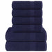 Set prosoape 6 piese Bleumarin 360 g/m² 100% bumbac - WALTI WALTI
