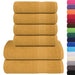 Set prosoape FROGN 6 piese, auriu, 360 g/m² - WALTI WALTI