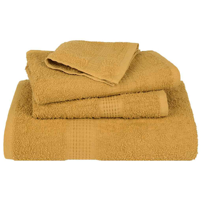Set prosoape FROGN 6 piese, auriu, 360 g/m² - WALTI WALTI