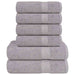 Set prosoape 6 piese gri 360 g/m² 100% bumbac - WALTI WALTI