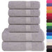 Set prosoape 6 piese gri 360 g/m² 100% bumbac - WALTI WALTI