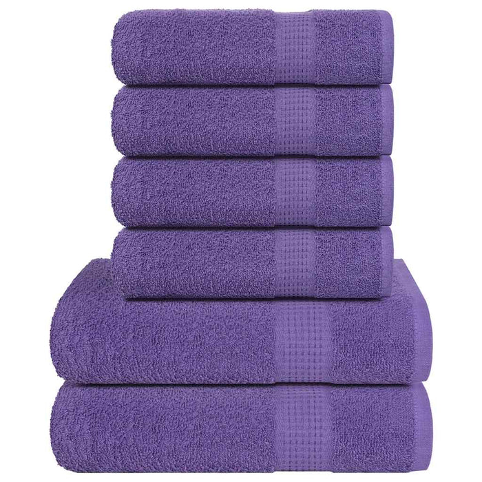 Set prosoape FROGN 6 piese, violet, 360 g/m² - WALTI WALTI
