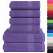 Set prosoape FROGN 6 piese, violet, 360 g/m² - WALTI WALTI