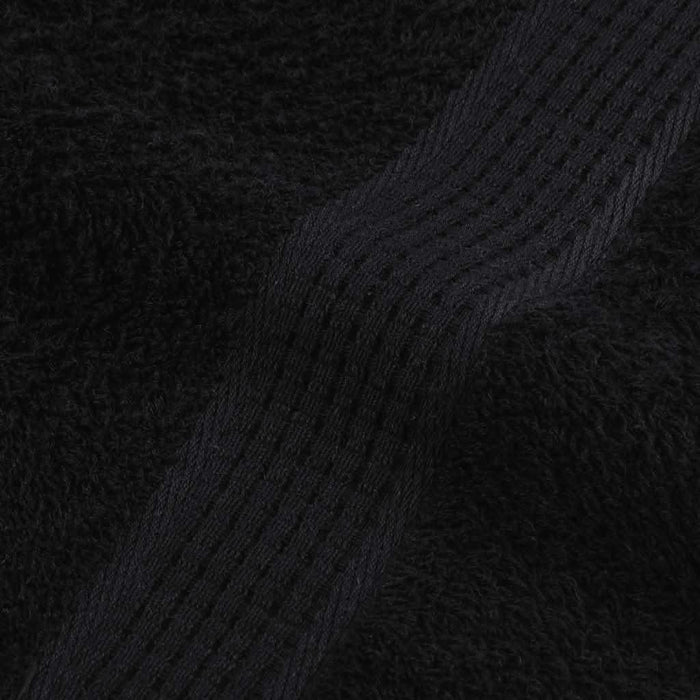 Set prosoape 8 buc Negru 360 g/m² 100% bumbac - WALTI WALTI