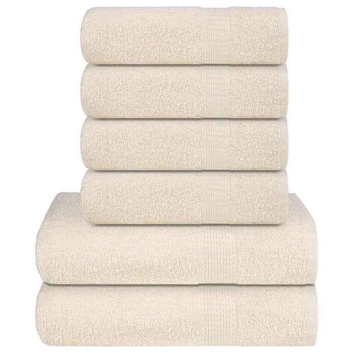 Set prosoape FROGN 6 piese, crem, 360 g/m² WALTI