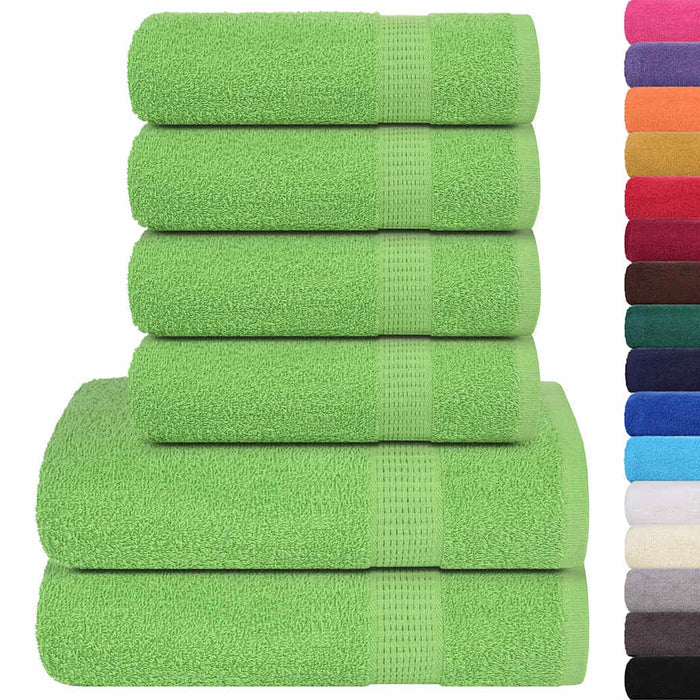 Set de prosoape 8 piese Apple Green 360 g/m² 100% bumbac - WALTI WALTI