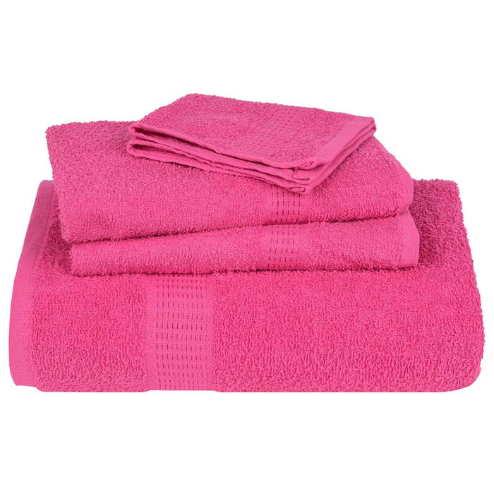 Set prosoape 12 piese roz 360 g/m² 100% bumbac - WALTI WALTI