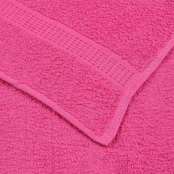 Set prosoape 12 piese roz 360 g/m² 100% bumbac - WALTI WALTI