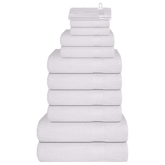Set prosoape 12 piese alb 360 g/m² 100% bumbac - WALTI WALTI