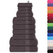 Set prosoape 12 buc Antracit 360 g/m² 100% bumbac - WALTI WALTI