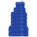 Set prosoape 12 buc Albastru 360 g/m² 100% bumbac - WALTI WALTI
