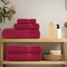 Set prosoape 12 piese Bordeaux 360 g/m² 100% bumbac - WALTI WALTI
