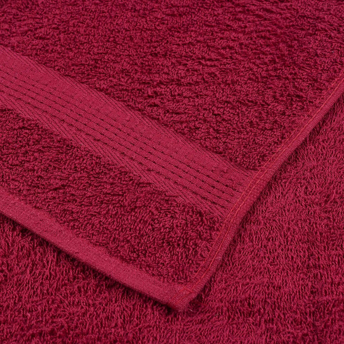 Set prosoape 12 piese Bordeaux 360 g/m² 100% bumbac - WALTI WALTI