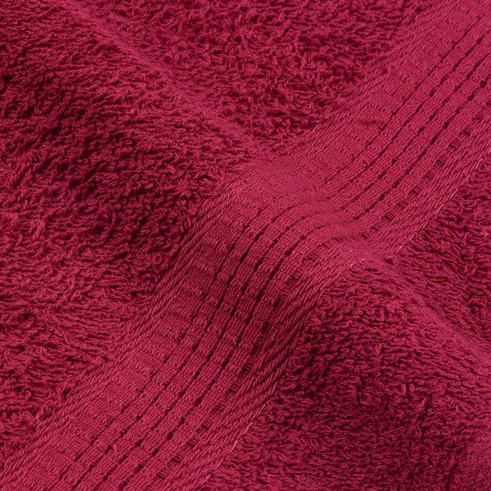 Set prosoape 12 piese Bordeaux 360 g/m² 100% bumbac - WALTI WALTI