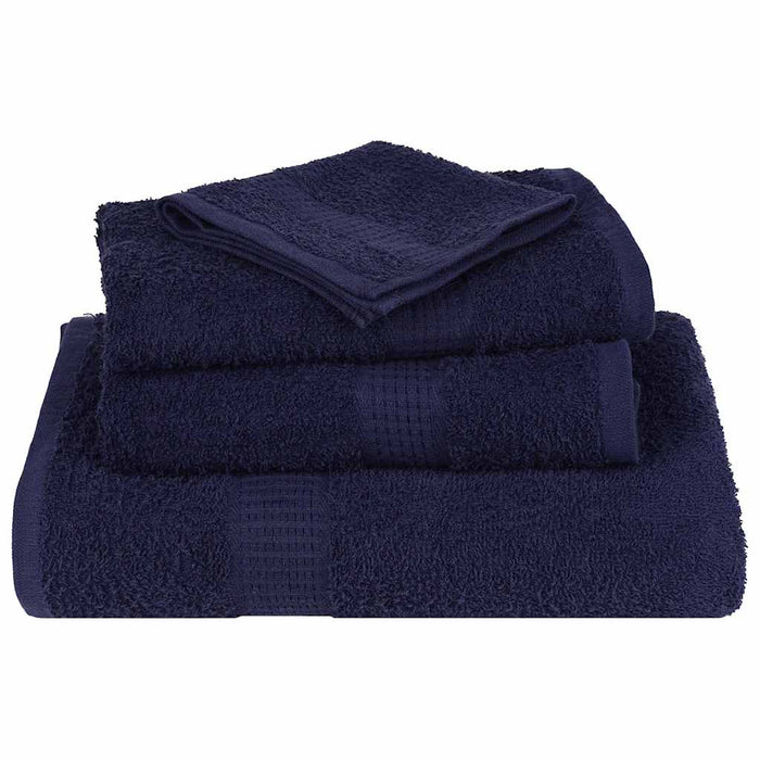 Set prosoape 12 piese Bleumarin 360 g/m² 100% bumbac - WALTI WALTI