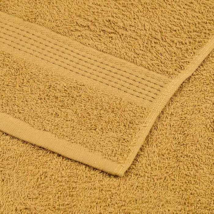 Set prosoape FROGN 12 piese, auriu, 360 g/m² - WALTI WALTI
