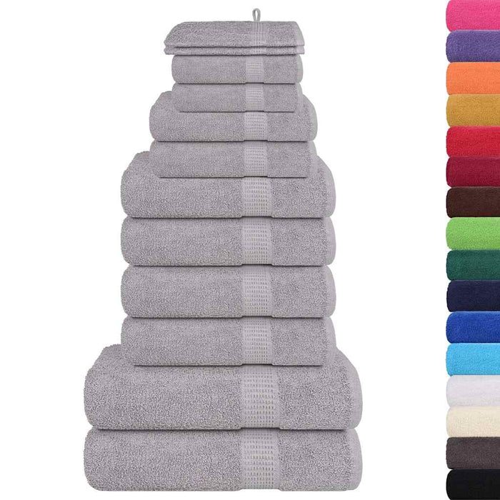 Set prosoape FROGN 12 piese, gri, 360 g/m² WALTI