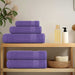 Set prosoape 12 piese violet 360 g/m² 100% bumbac - WALTI WALTI